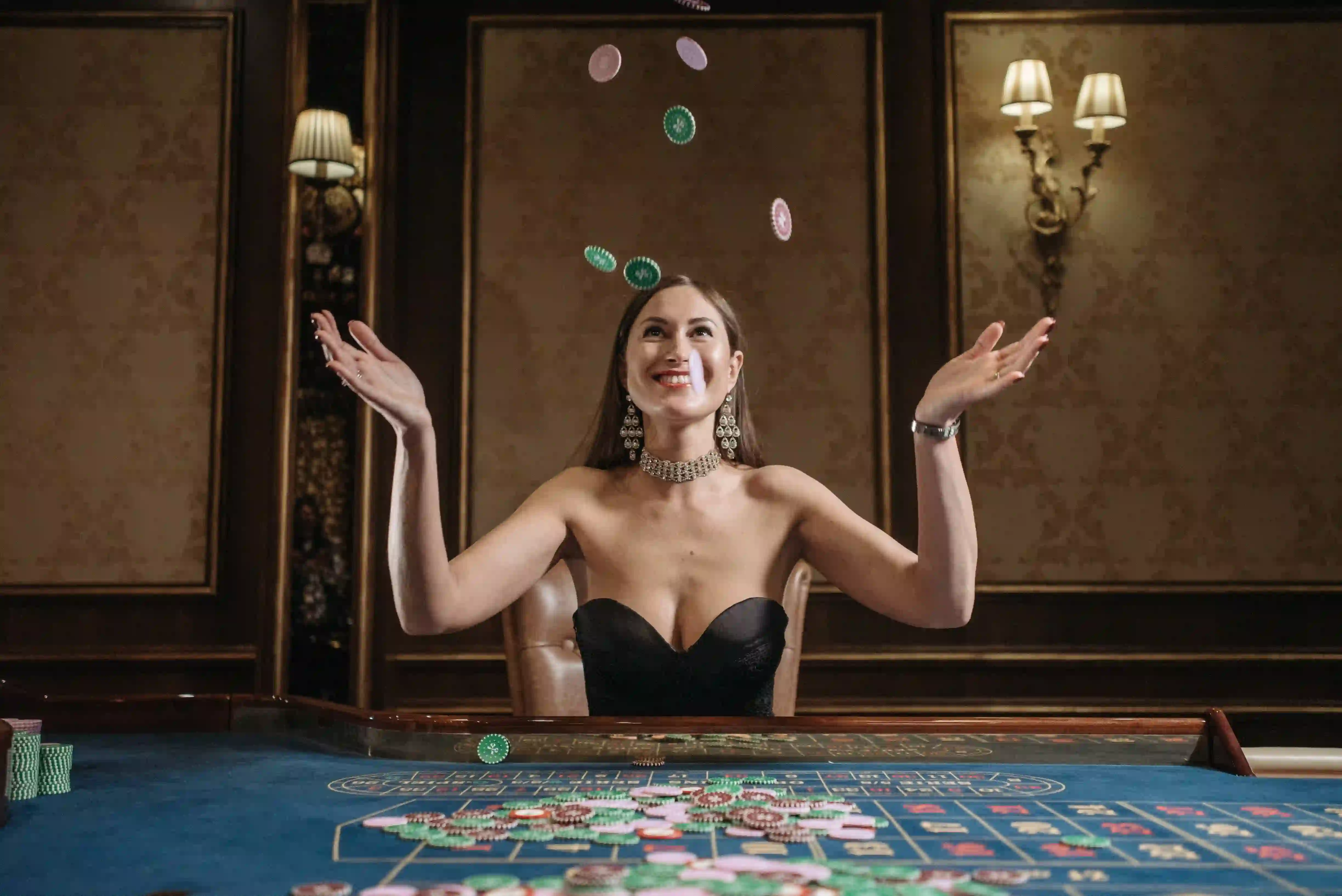 Woman in casino